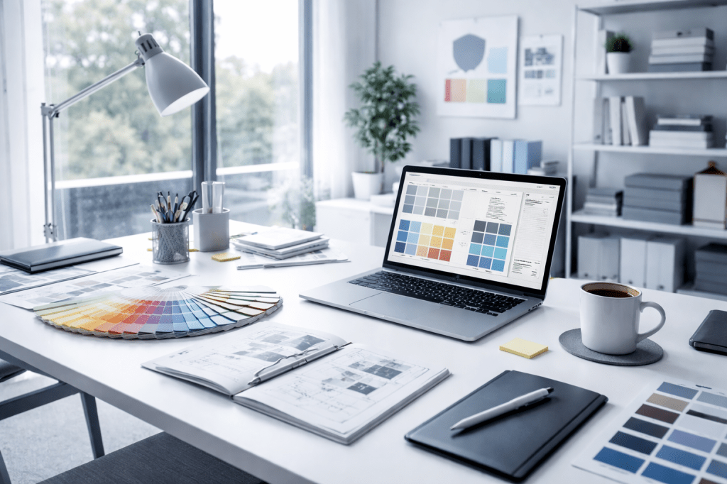 Redes sociales Oficina diseño 